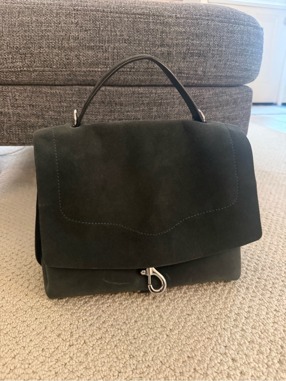 Rebecca Minkoff Dark green Suede/Leather
Handbag